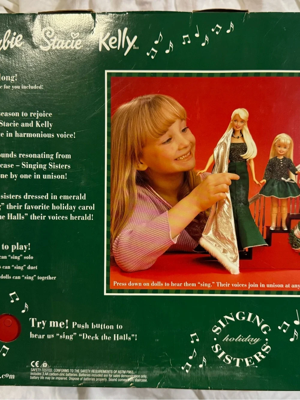 Barbie Stacie Kelly Holiday Singing Sisters